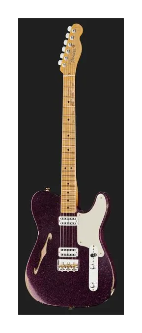 Fender Caballo Tono Ligero AMS Relic, curve del body viste dall'alto