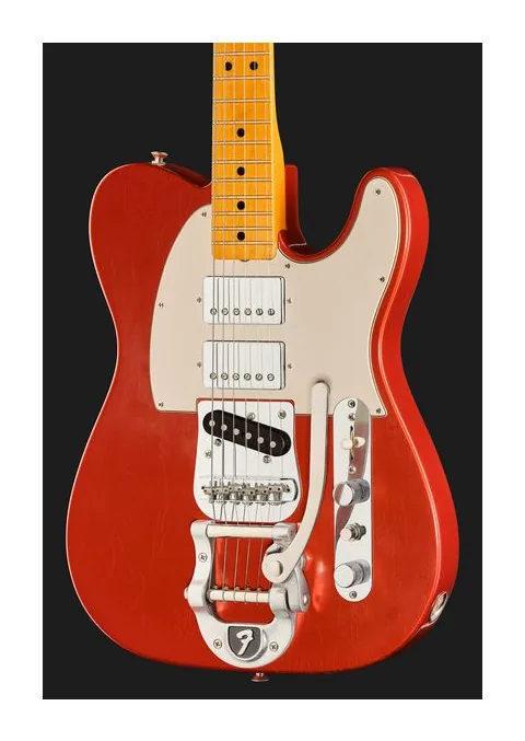 Fender Campbell Red Dog TELE MN RDR, manico e tastiera visti di lato