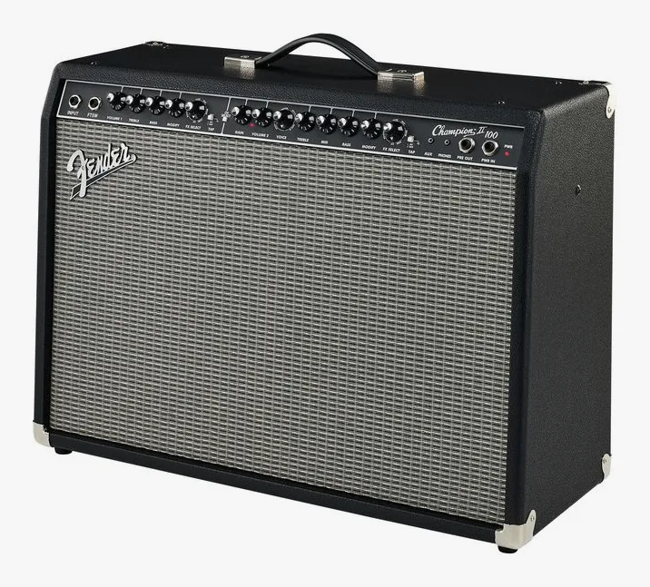 Fender Champion II 100, vista dall'alto della testata