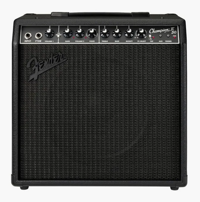Fender Champion II 50 Blackout, vista laterale del cabinet