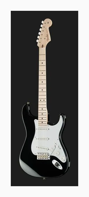 Fender Clapton Custom Shop BLK, corpo e verniciatura in primo piano