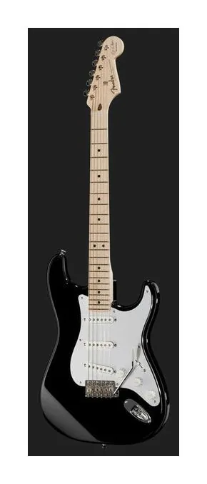 Fender Clapton Strat Signature BLK, curve del body viste dall'alto