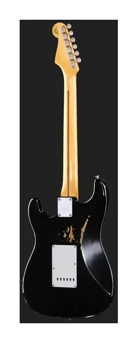 Fender 1958 CR Strat Relic Aged Black, pickup e manopole dei controlli