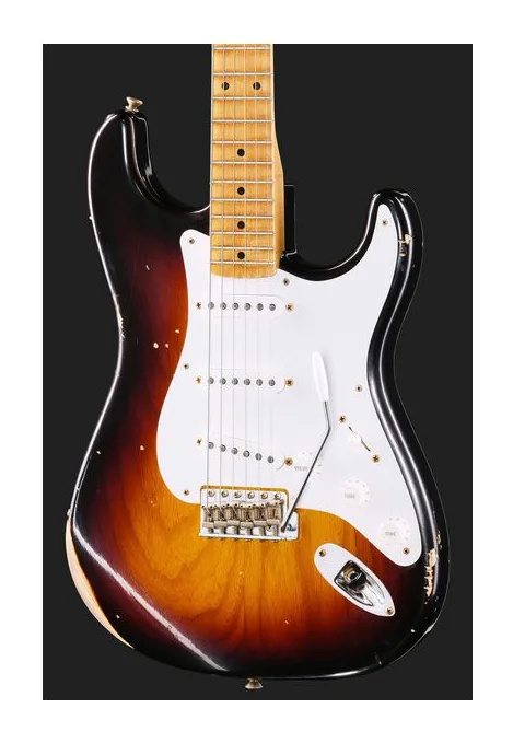 Fender 1958 CR Strat Relic WF 2TSB, pickup e manopole dei controlli