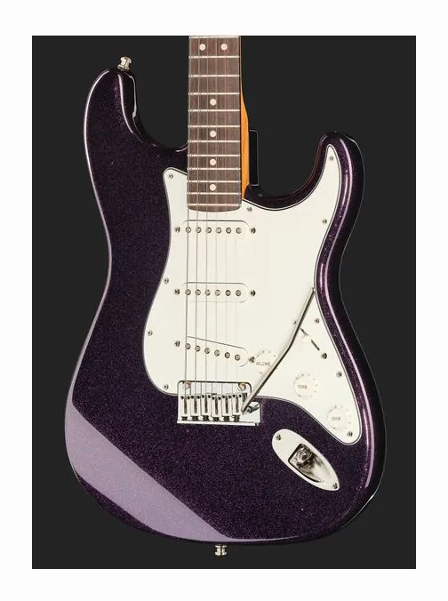 Fender Custom Deluxe Roast Strat MS, pickup e manopole dei controlli