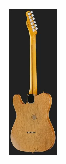 Fender Custom Tele 3TSB Sparkle Relic, capotasto e prime posizioni della tastiera