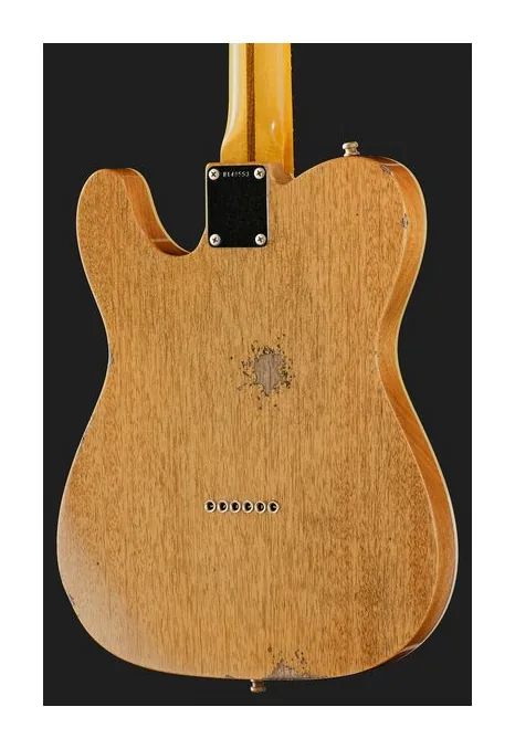 Fender Custom Tele 3TSB Sparkle Relic, capotasto e prime posizioni della tastiera