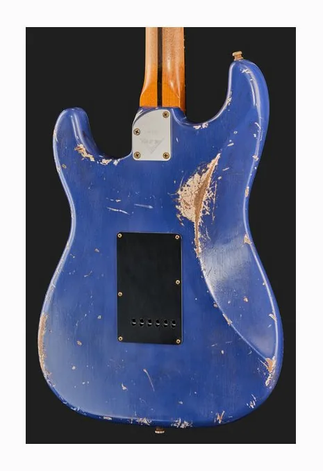 Fender Custom Violet Strat Relic MBAM, capotasto e prime posizioni della tastiera
