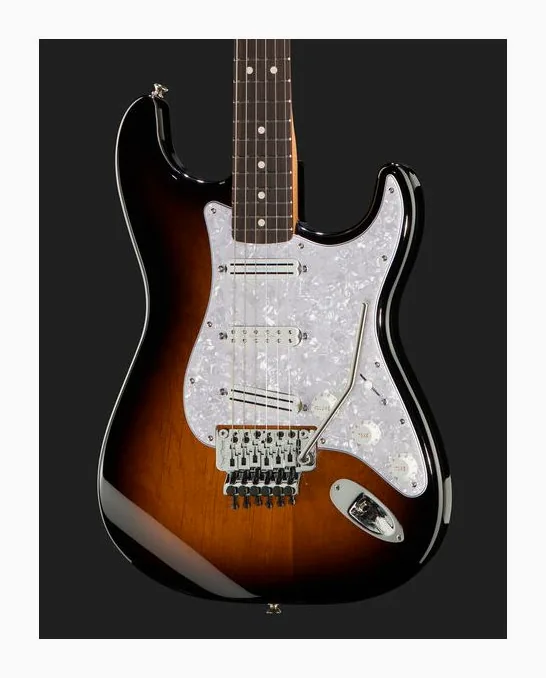 Fender Dave Murray Strat 2TSB, capotasto e prime posizioni della tastiera