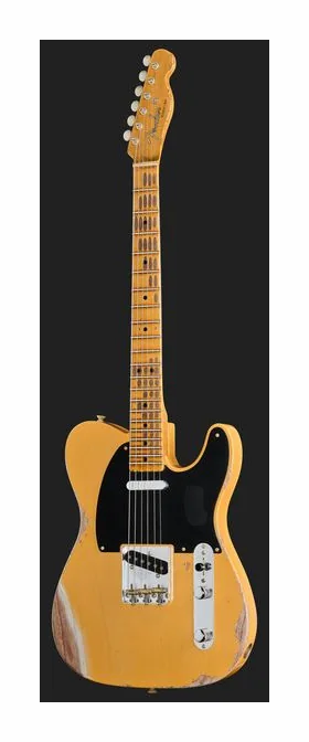 Fender 1950 Double Esquire HANB, corpo e verniciatura in primo piano