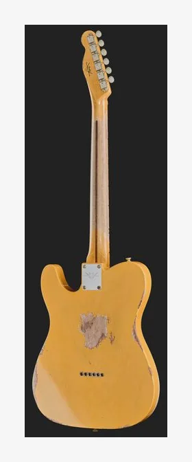 Fender 1950 Double Esquire HANB, capotasto e prime posizioni della tastiera
