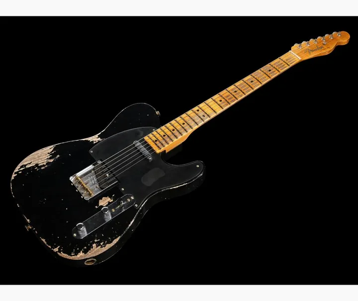 Fender 1950 Double Esquire HAB, curve del body viste dall'alto