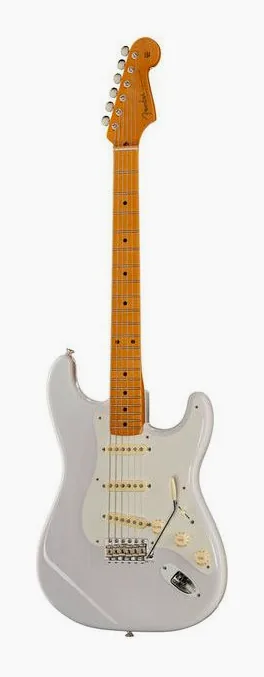 Fender Eric Johnson Strat WBL fotografato frontalmente