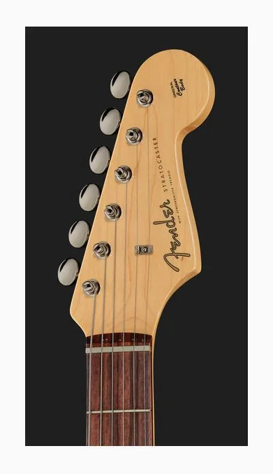 Fender Exclusive MIJ 60s Strat RW SFG, capotasto e prime posizioni della tastiera