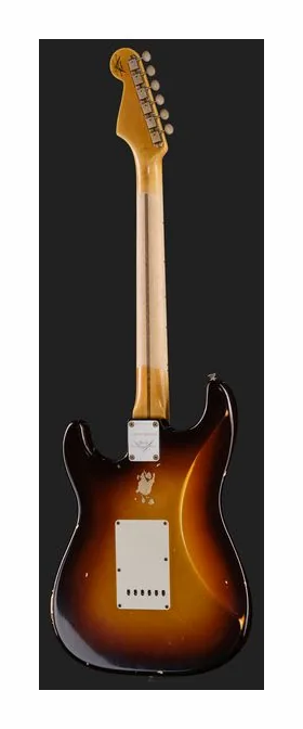 Fender Fat 50s Strat WF2CS Relic LTD, corpo e verniciatura in primo piano