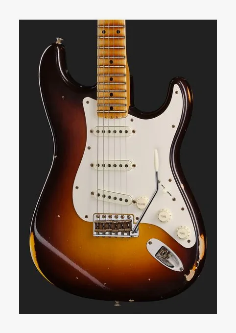 Fender Fat 50s Strat WF2CS Relic LTD, capotasto e prime posizioni della tastiera