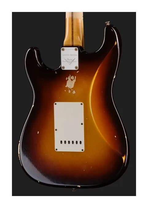 Fender Fat 50s Strat WF2CS Relic LTD, paletta con meccaniche e logo