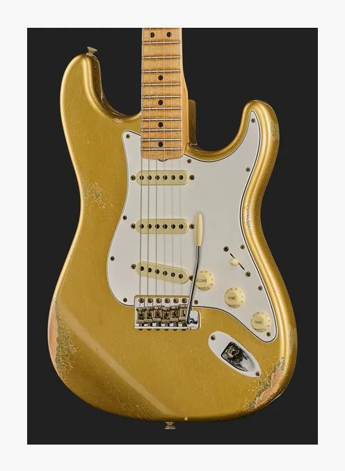 Fender Fat 64 Stratocaster AagOGs Ltd, curve del body viste dall'alto