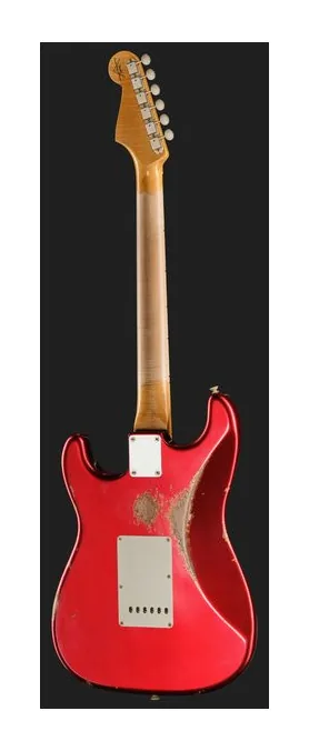 Fender Fat 64 Stratocaster AcarOO Ltd, corpo e verniciatura in primo piano