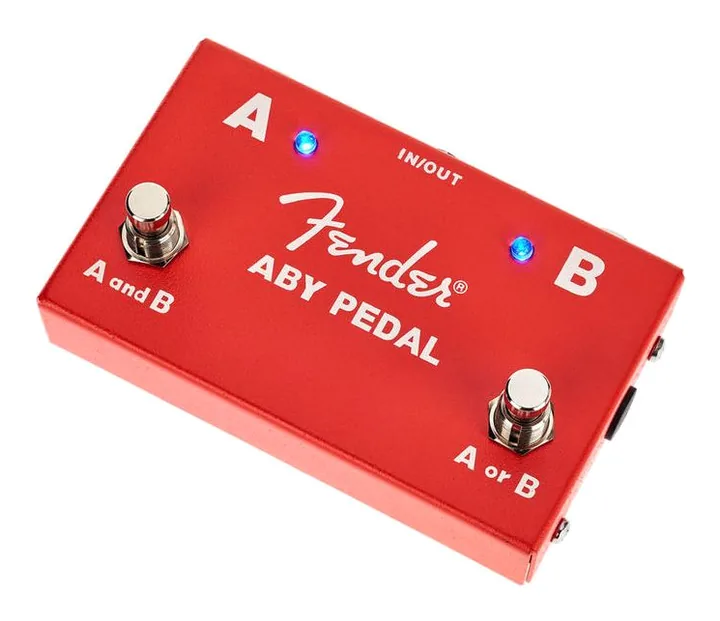 Fender ABY Footswitch, manopole viste dall'alto