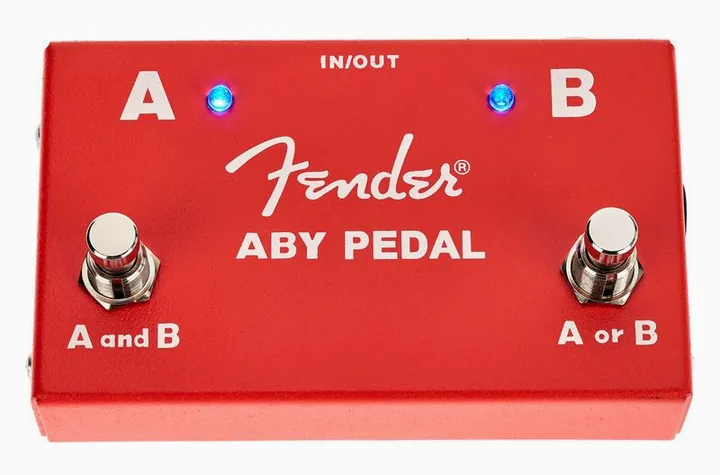 Fender ABY Footswitch, manopole viste dall'alto