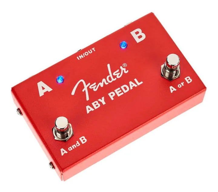 Fender ABY Footswitch, manopole viste dall'alto