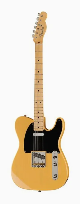Fender FSR TRAD II 51 Nocaster MN BTB inquadrato di fronte su sfondo neutro