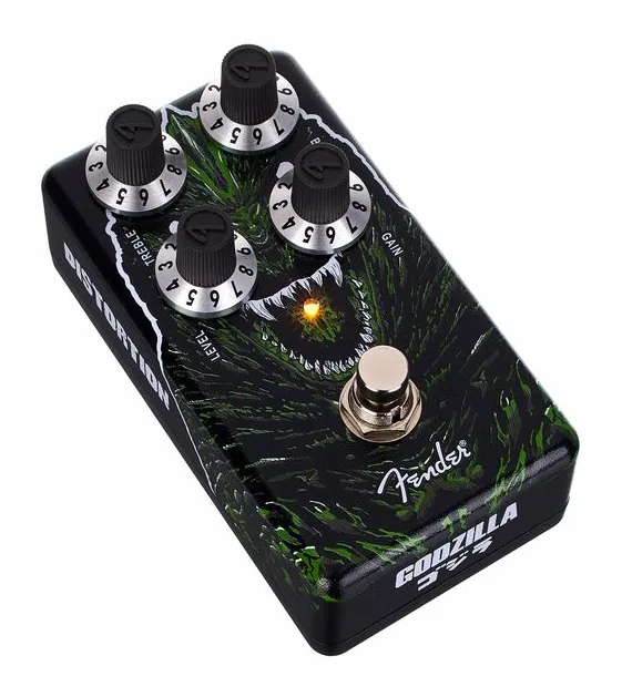 Fender Godzilla Distortion, manopole viste dall'alto