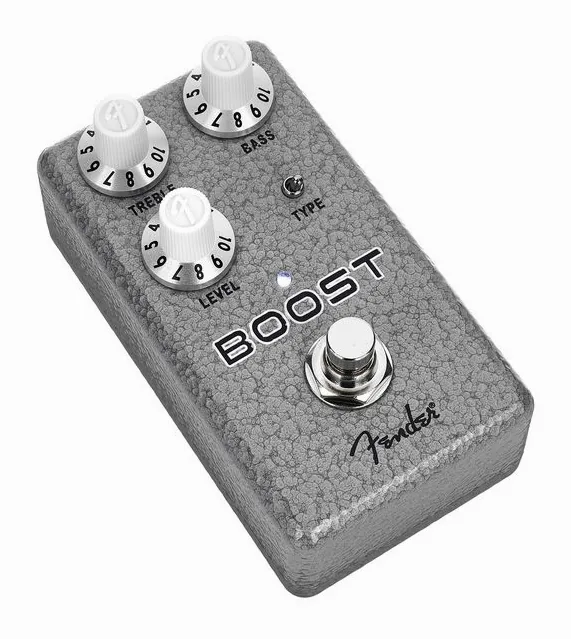 Fender Hammertone Boost, grafica del pannello superiore