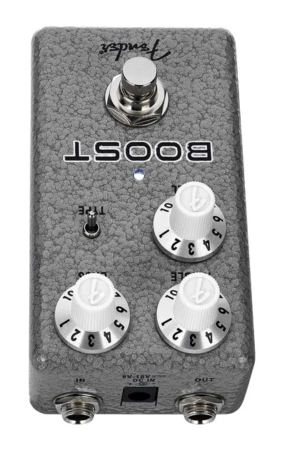 Fender Hammertone Boost, grafica del pannello superiore