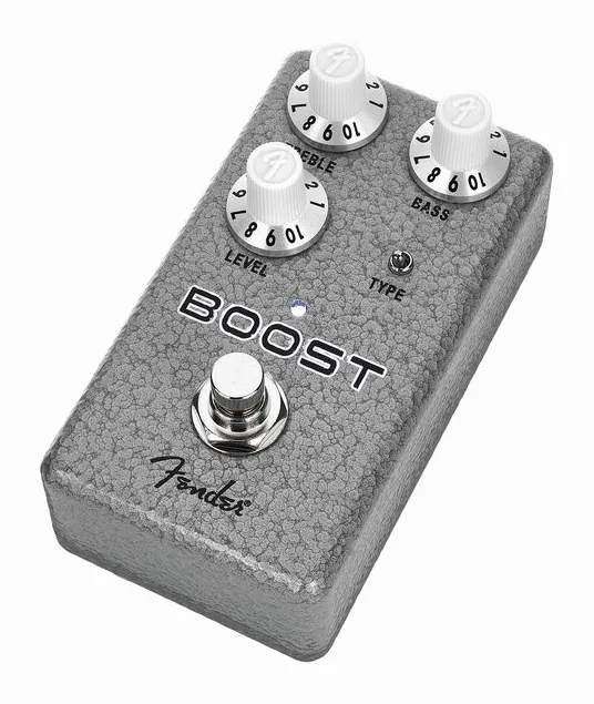 Fender Hammertone Boost in primo piano frontale