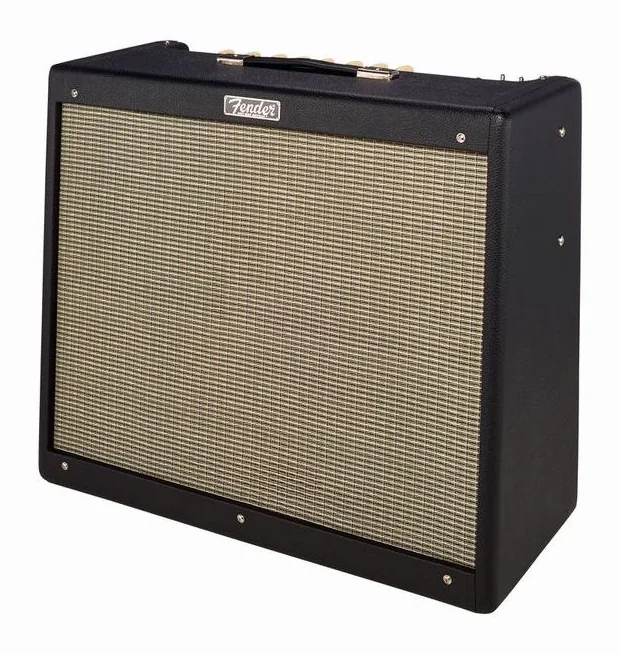 Fender Hot Rod Deville 212 IV, logo e finiture del pannello frontale