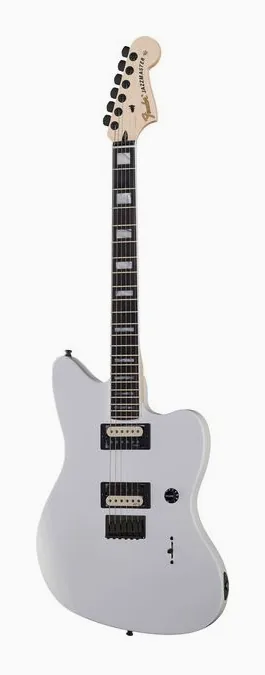 Fender Jim Root Jazzmaster Arct.White fotografato frontalmente