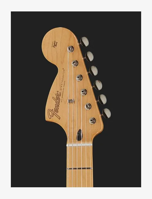 Fender Jimi Hendrix Strat OWH, paletta con meccaniche e logo
