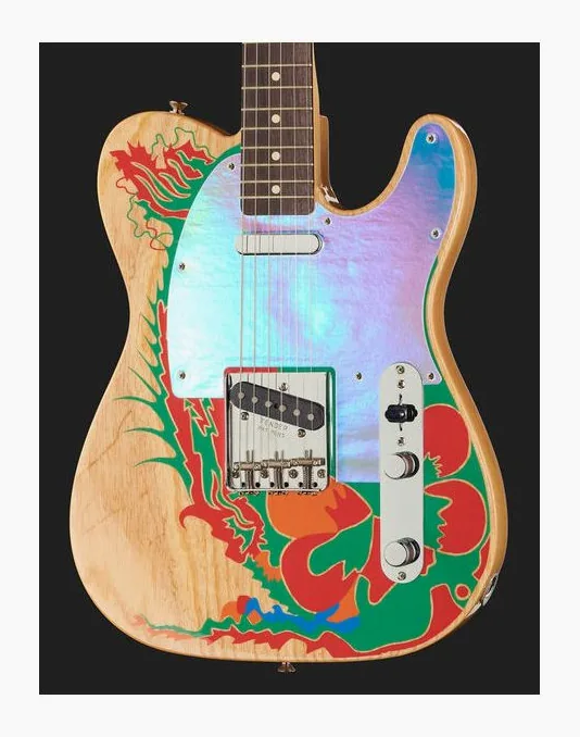 Fender Jimmy Page Telecaster RW NAT, ponte e meccaniche di intonazione