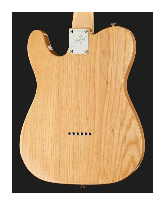 Fender Jimmy Page Telecaster RW NAT, paletta con meccaniche e logo