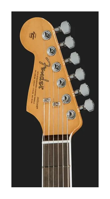 Fender Kurt Cobain Jaguar LH, curve del body viste dall'alto