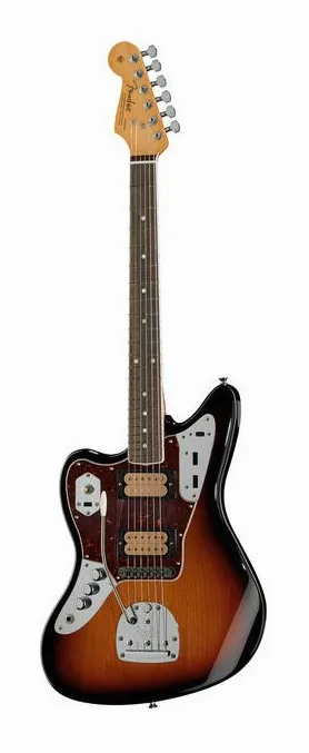 Fender Kurt Cobain Jaguar LH fotografato frontalmente
