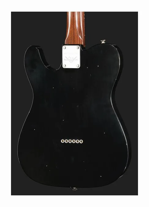 Fender LTD 50 Tele Thinline RW AB, curve del body viste dall'alto