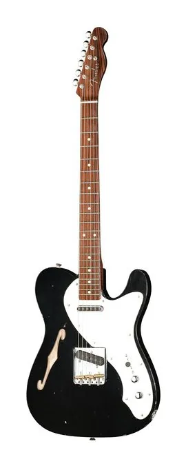 Fender LTD 50 Tele Thinline RW AB in primo piano frontale