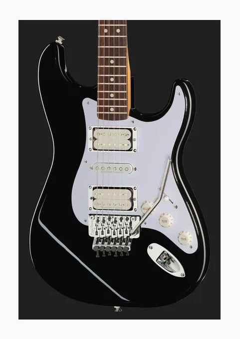 Fender LTD 50th Dave Murray Strat BLK, ponte e meccaniche di intonazione