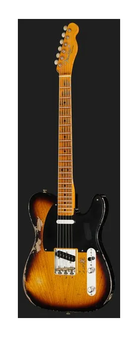 Fender LTD 52 Tele 2CSB SHRelic, profilo laterale del corpo