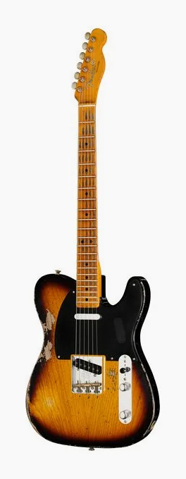 Fender LTD 52 Tele 2CSB SHRelic visto di fronte