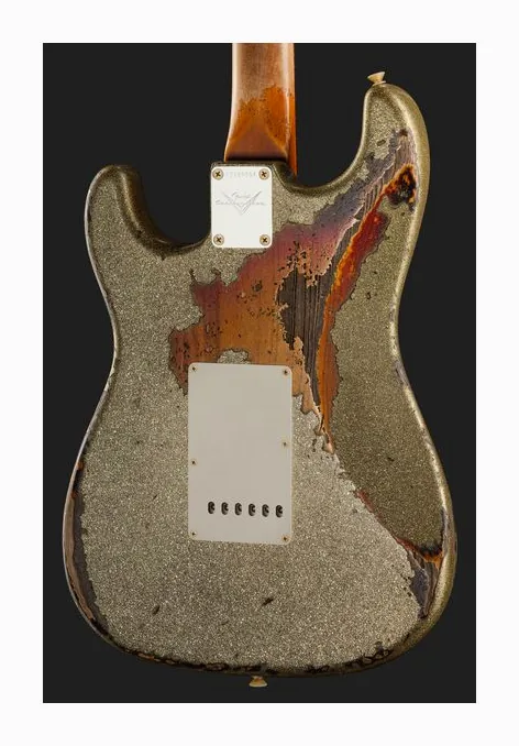 Fender LTD 61 Strat SHR GSo3CSB, corpo e verniciatura in primo piano