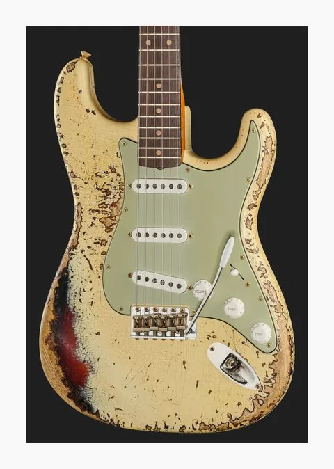 Fender LTD 61 Strat SHR VWo3CSB, paletta con meccaniche e logo