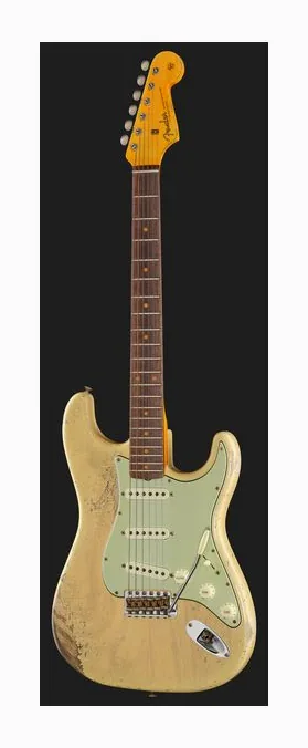 Fender LTD 62 Strat NB HR, paletta con meccaniche e logo