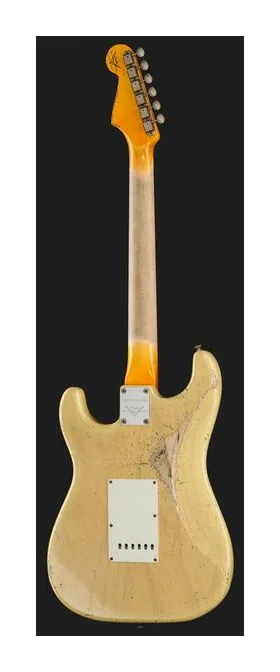Fender LTD 62 Strat NB HR, corpo e verniciatura in primo piano