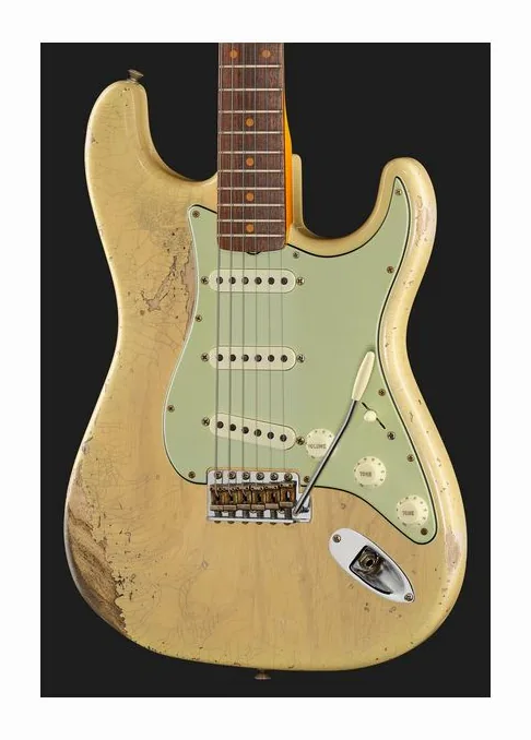Fender LTD 62 Strat NB HR, profilo laterale del corpo
