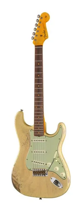 Fender LTD 62 Strat NB HR fotografato frontalmente