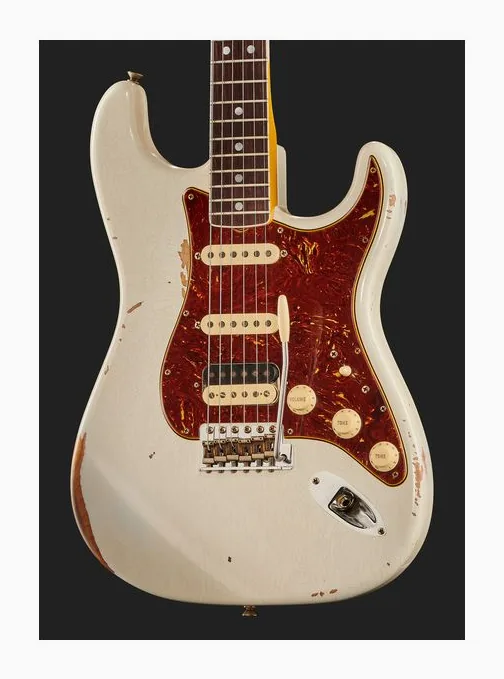 Fender LTD 67 HSS Strat AOW HR, capotasto e prime posizioni della tastiera